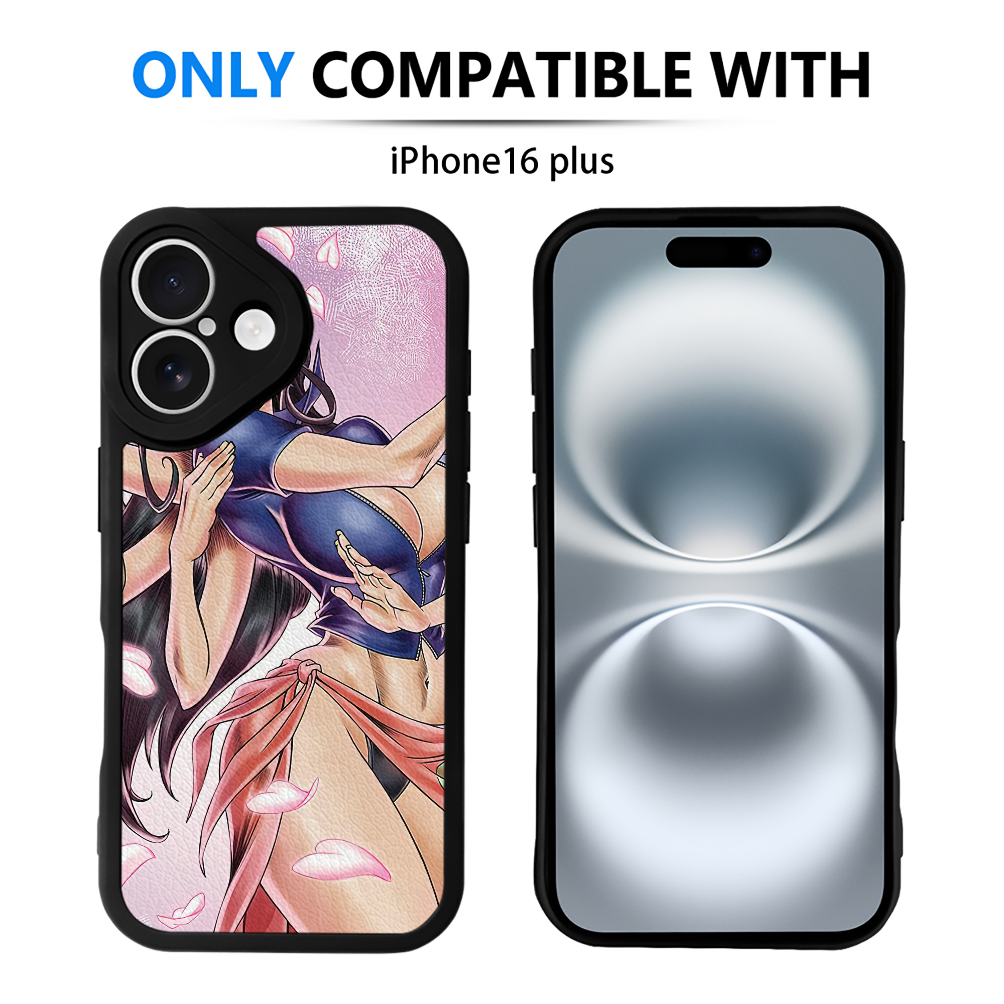 （画像用） ワンピース ONE PIECE 【iPhone 16シリーズ対応】シリコンスマホケース（レザー調） 材質：シリコン